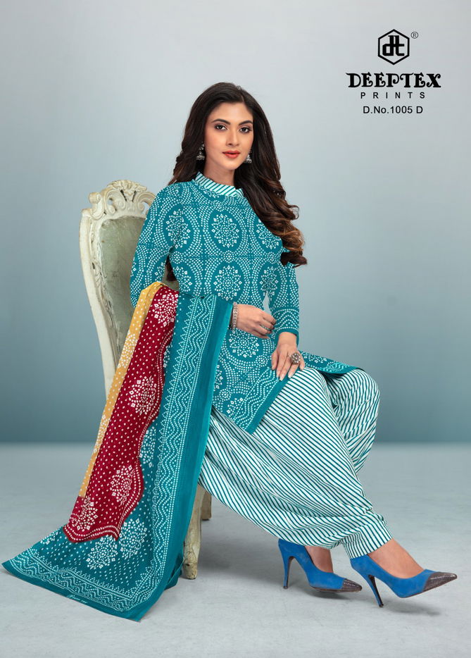 4 Colour 1 By Deeptex Printed Cotton Dress Material Catalog
